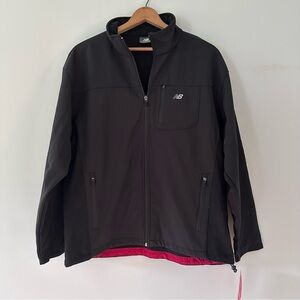 New Balance Men’s Soft Shell Full Zip Corduroy Side Jacket Size Large